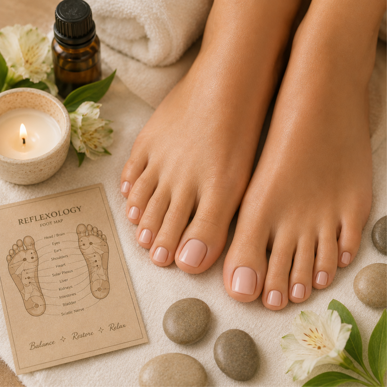 Reflexology Pedicure at Martin Nails Corner in San Francisco, CA