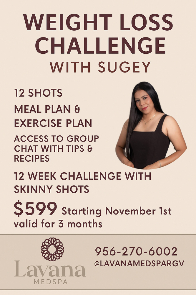 12 Week Weight Loss Challenge at Lavana Medspa in Edinburg, TX