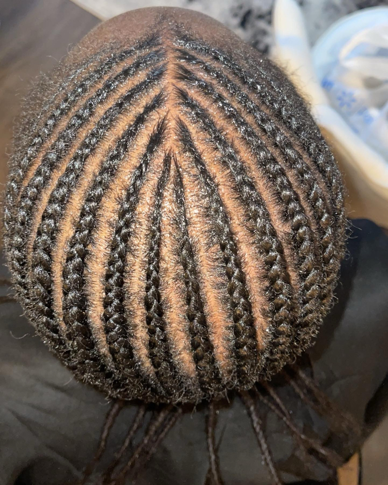 Basic Cornrows (No Extensions)