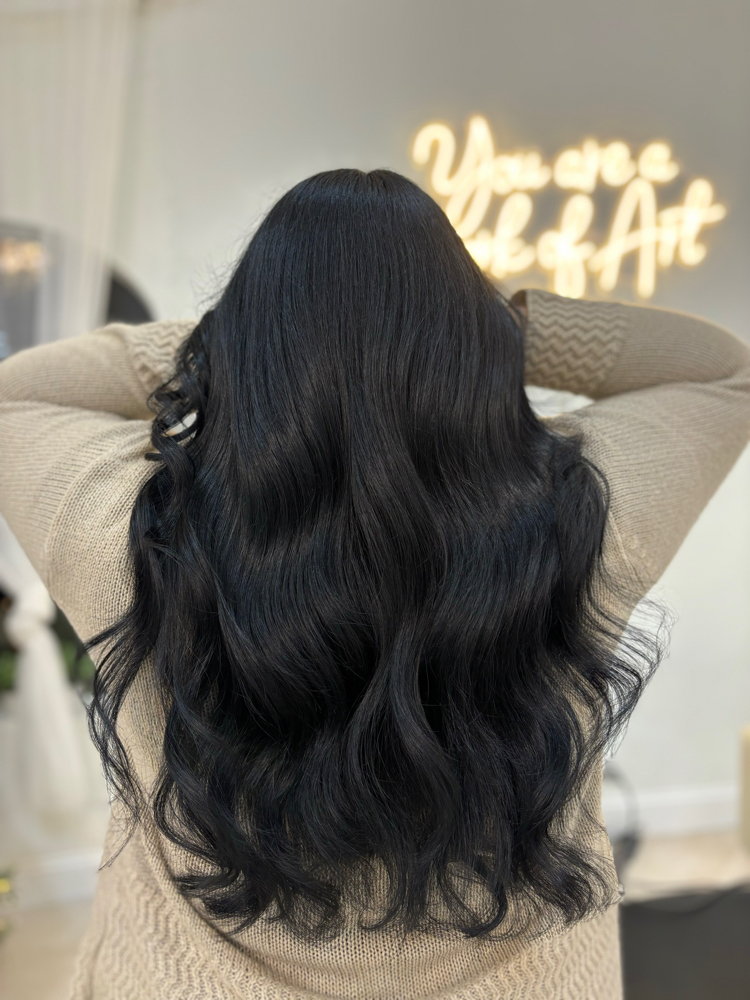 All Over Color Long Hair