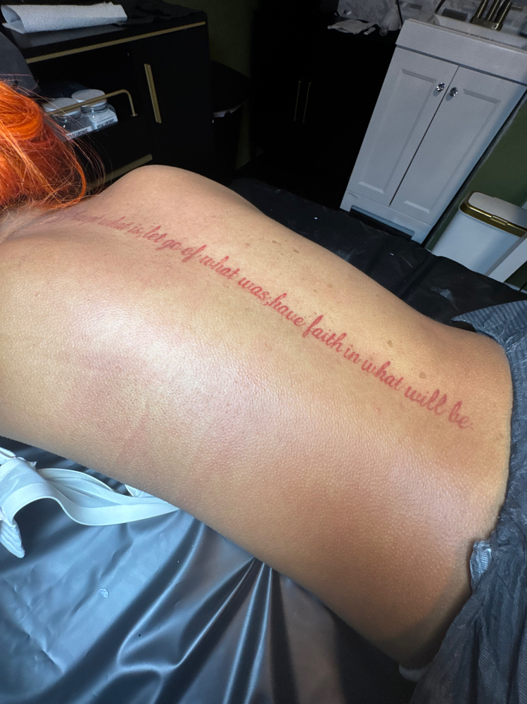 Whole Back Wax