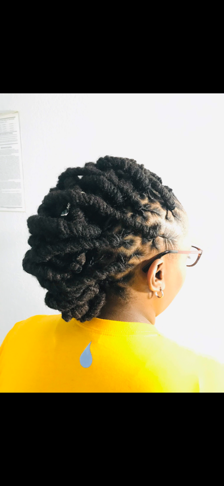 Loc Pipe Cleaner Style at ChariseRenee’J Hands of A Goddess in Kettering, MD