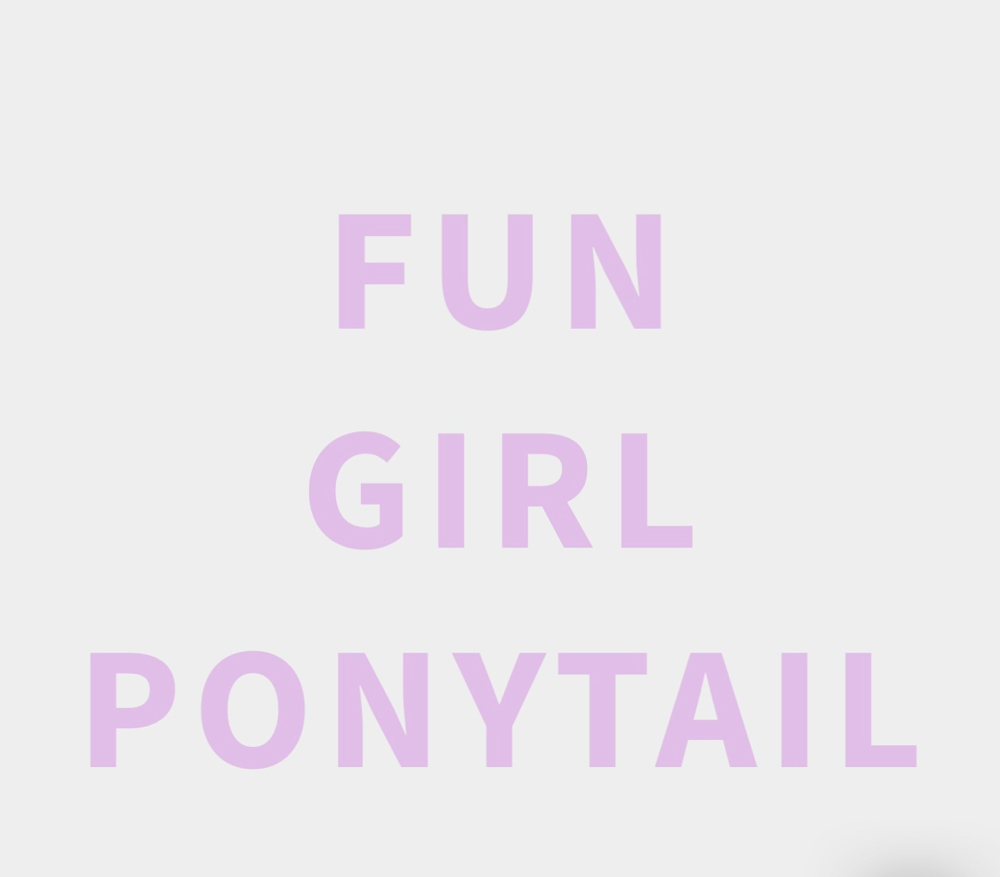 Fun Girl Ponytail