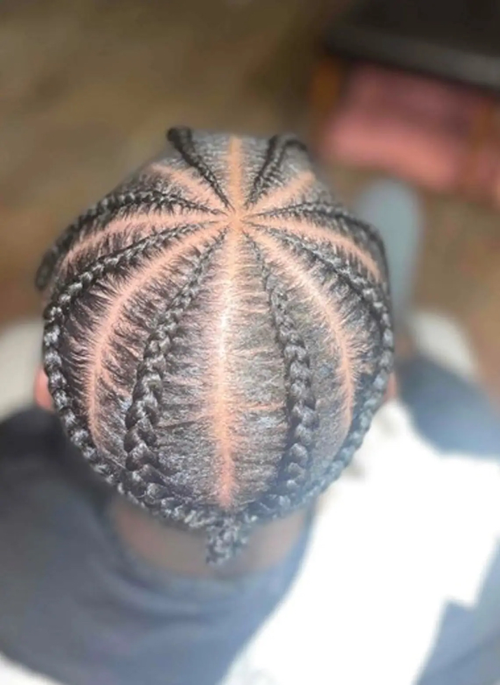 MEN'S SPIDER CORNROWS