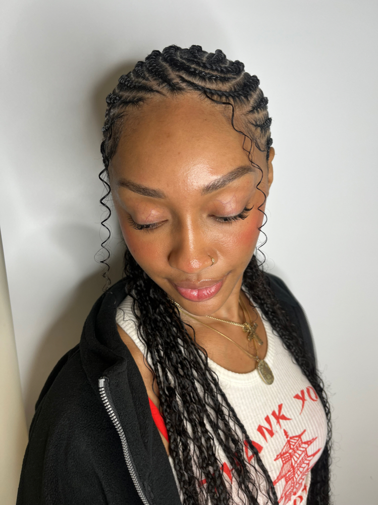 9-14 Feedins Cornrows