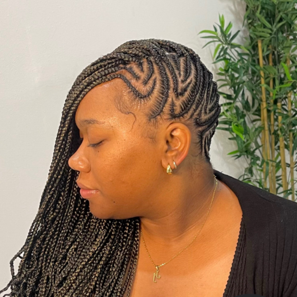 Tribal Braids (Fulani Inspired) at Jartu's Braids beauty bar 🇱🇷 in Monroe, LA