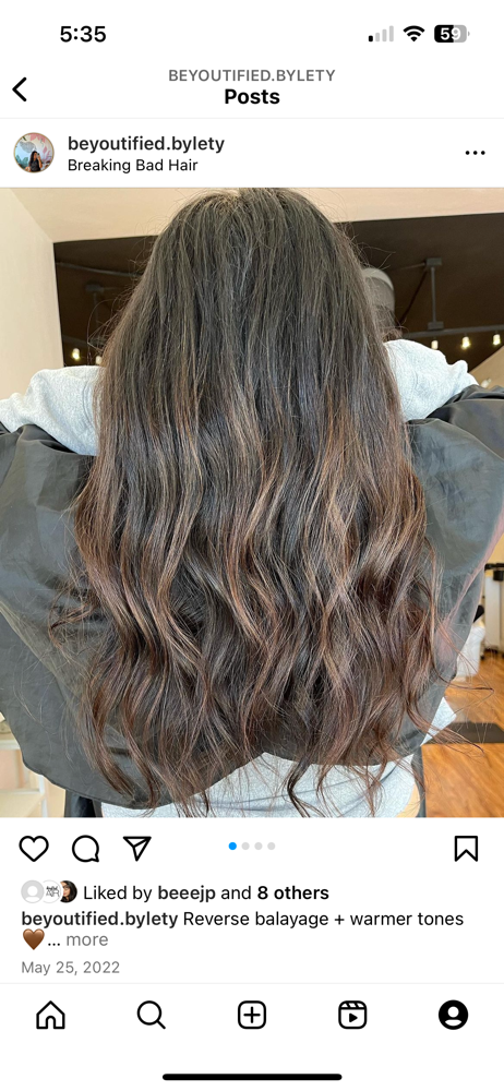 Subtle Piecey Balayage
