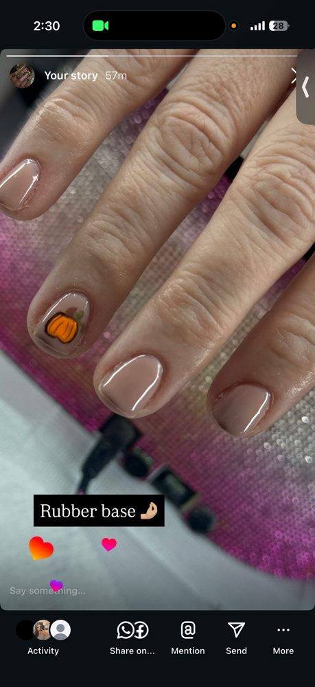 Rubber Base at Anas beauty bar in Louisville, KY