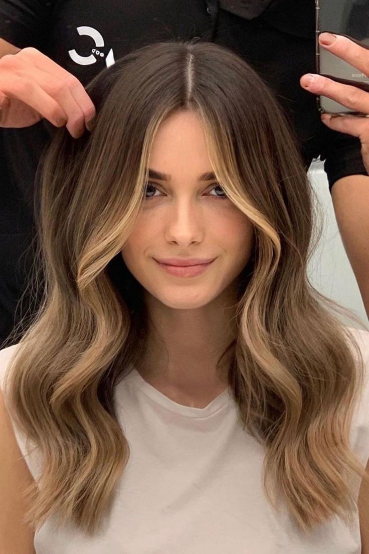 Face Framing Highlights at Elizaveta Solovyeva in San Diego, CA