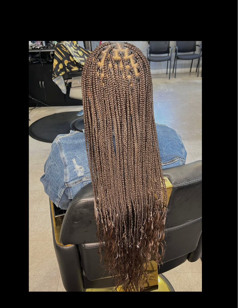 Small Knotless Braids