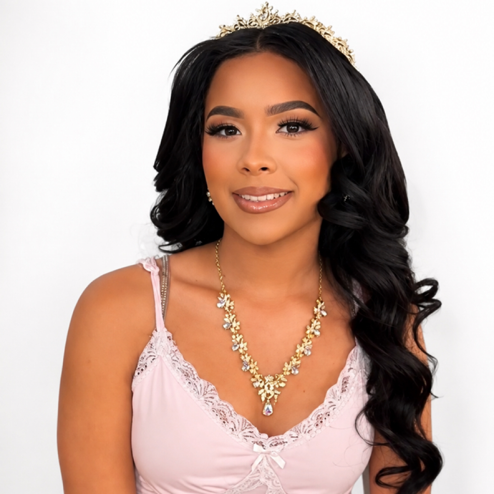 Quinceañera Hair And Makeup at Deluxe Beauty Spot in Miami Lakes, FL