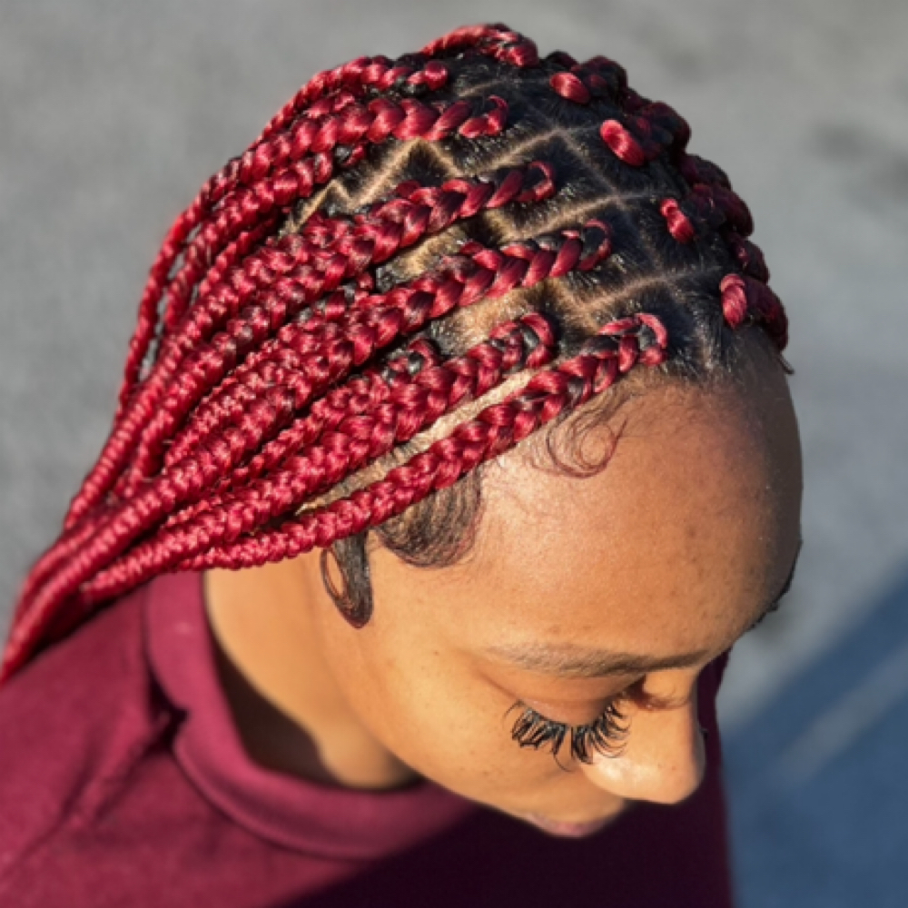 Medium Box Braids