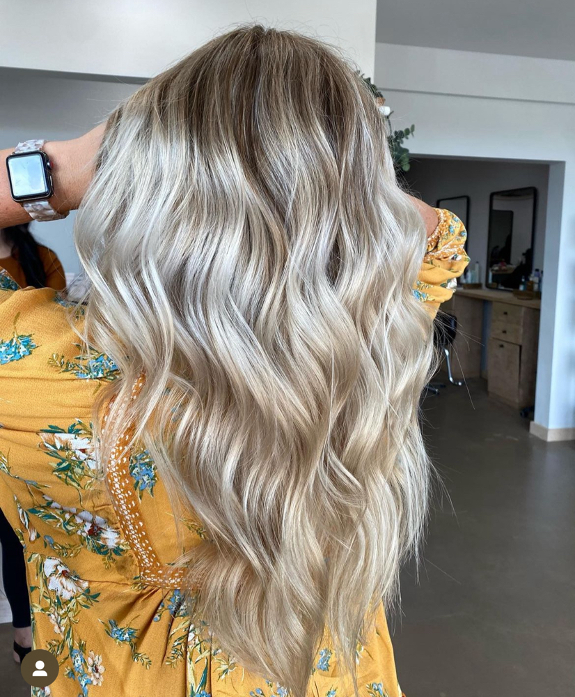 Highlight + Grey Coverage + Haircut