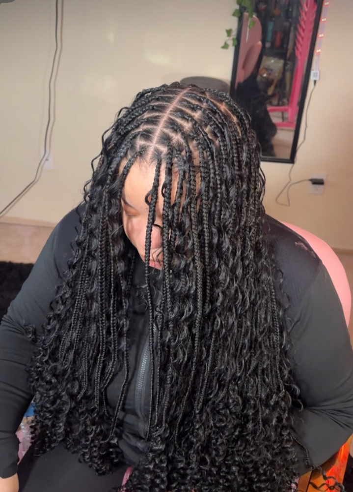 Small Knotless Braids