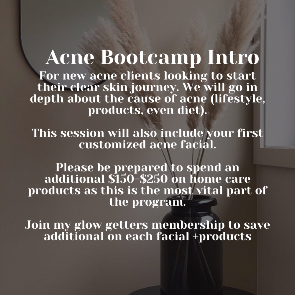 Acne Boot Camp Intro + Treatment