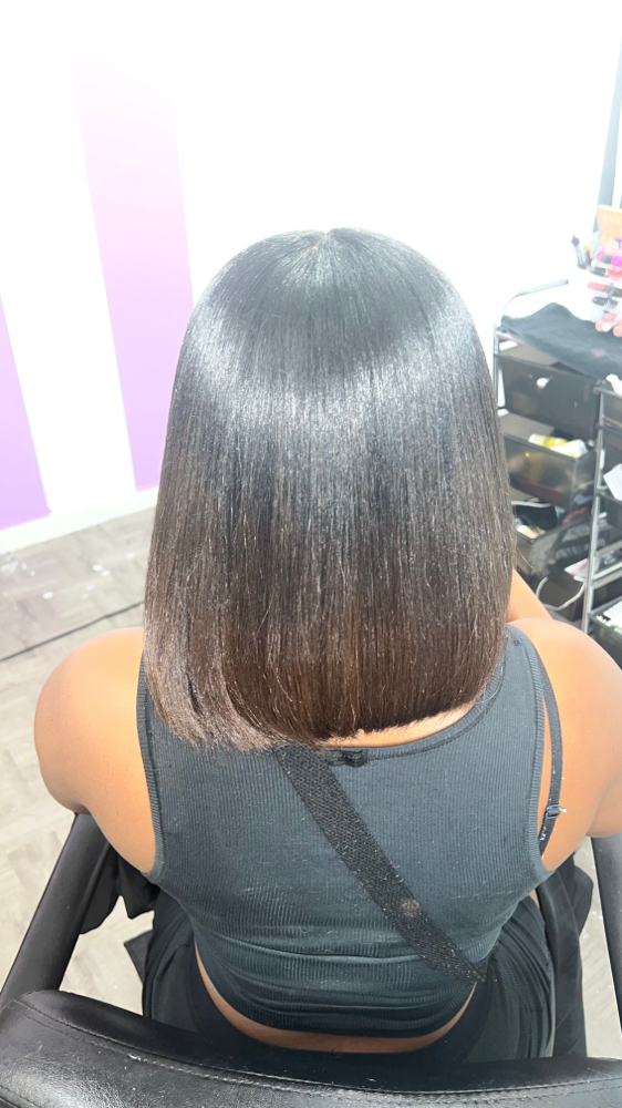 Silk press With O