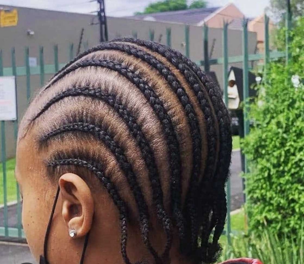 Straight Back Cornrows