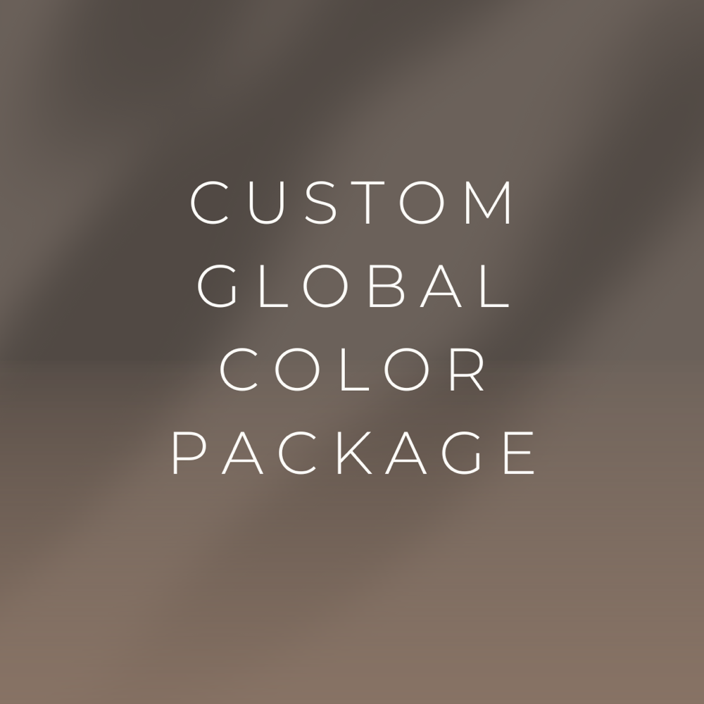 Custom Global Color Package