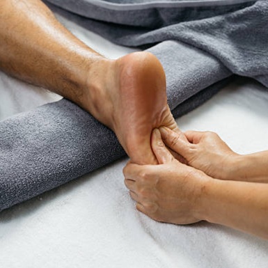 Targeted Foot Massage at Healing Haven Holistic Health in Westport, MA