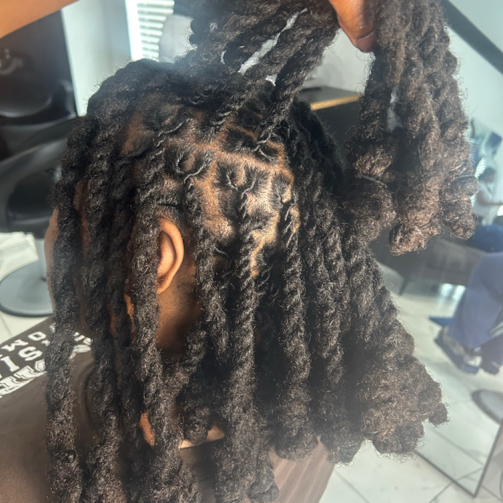 Loc Knot Style at Loc’d in with Ariel in Olive Branch, MS