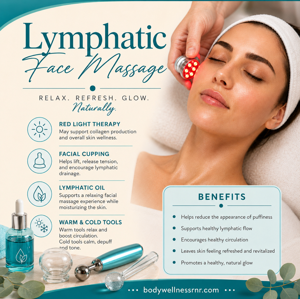 Lymphatic Face Massage 30 at Body Wellness Relax and Renew, LLC in Wesley Chapel, FL