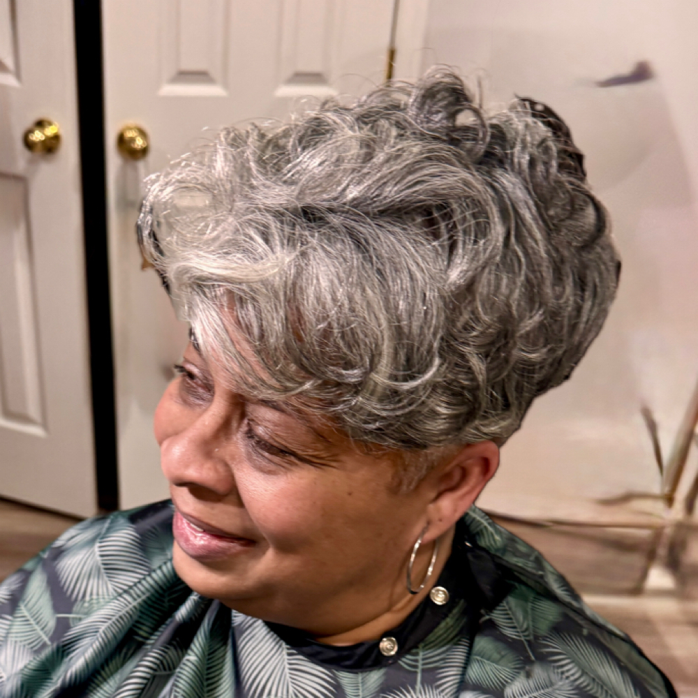 Roller Set* at Natural Curls Studio in Bowie, MD