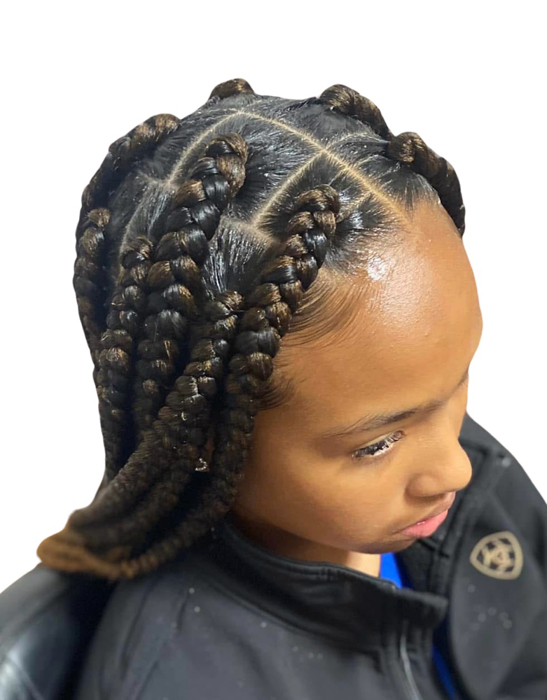 Kid Large Box Braids at Applying Pressure in yoakum, TX