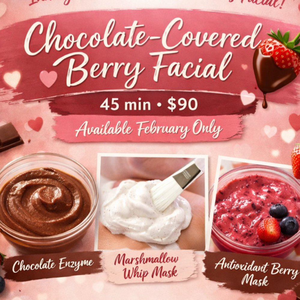 Chocolate Covered Berry Facial at The Beige Room Aesthetics in Goldsboro, NC