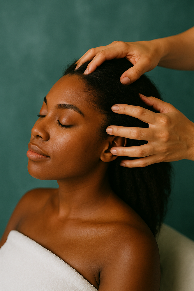 Scalp Massage at Amore’s Closet Hair & Wellness in Schaumburg, IL