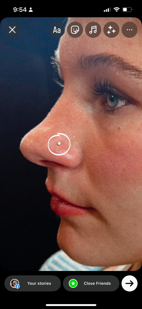 Nose | Hollow Needle Piercing