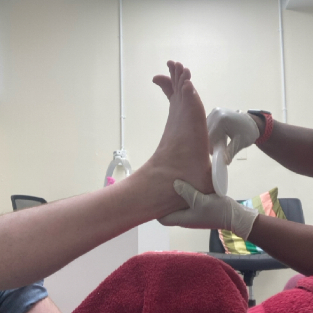 Mobile Men’s Pedicure at Thail's Nails in orange, CT