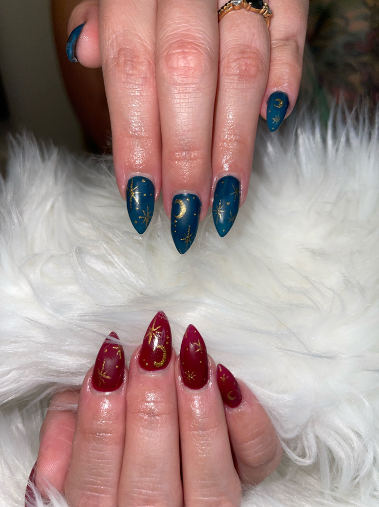 Acrylic Fill with Gel Polish