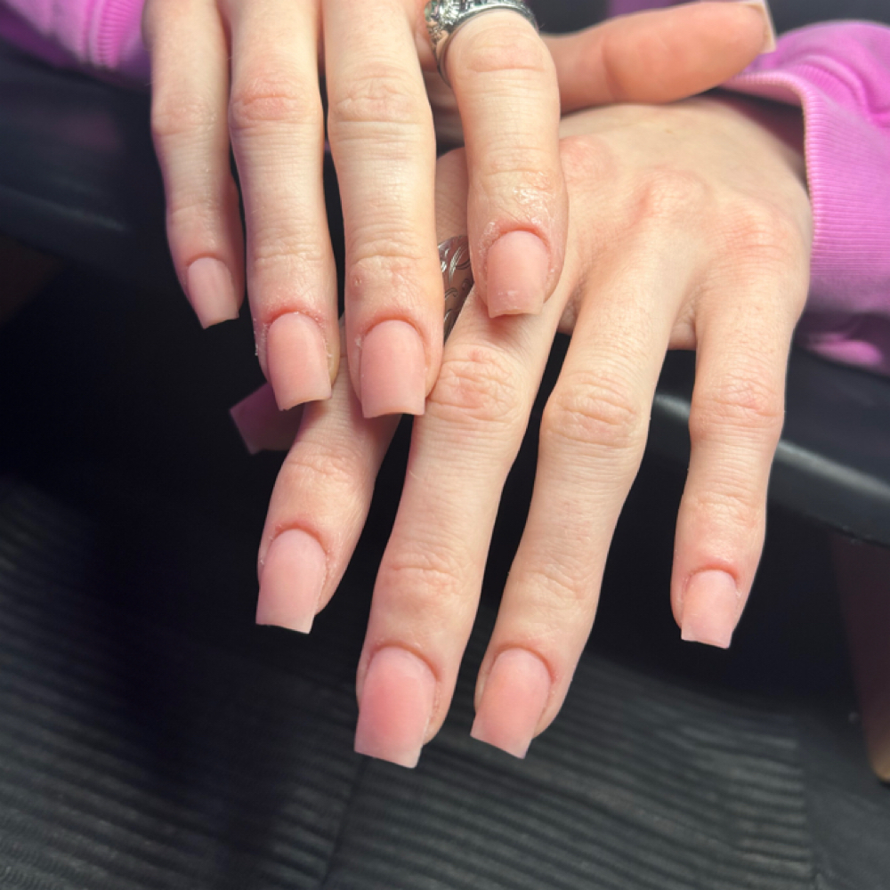 Acrylic layover at Nails.byava in templeton, MA