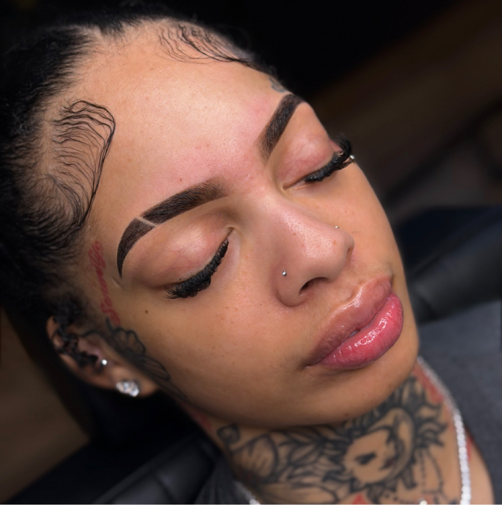 custom brow slit at JazzyD Esthetics in canton, MI