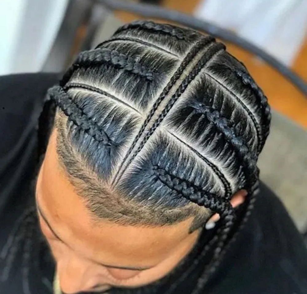 Men Braids 6-7 Braids