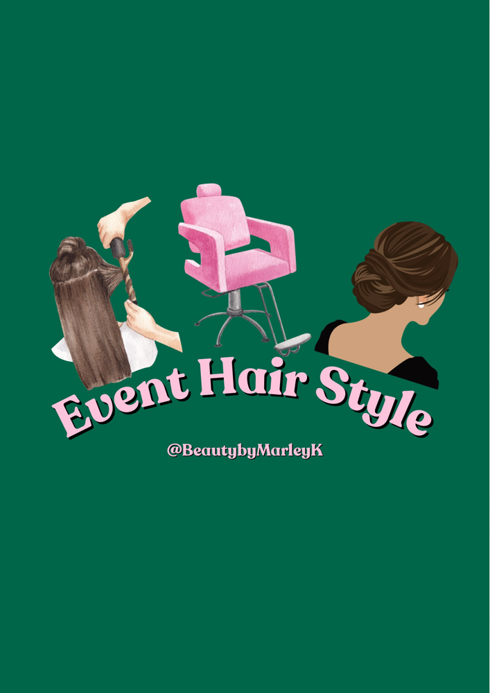 Event Hair Style at BeautybyMarleyK in Bangor, ME