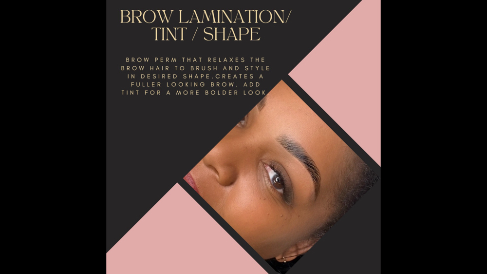 Brow Lamination/ Tint / Shape