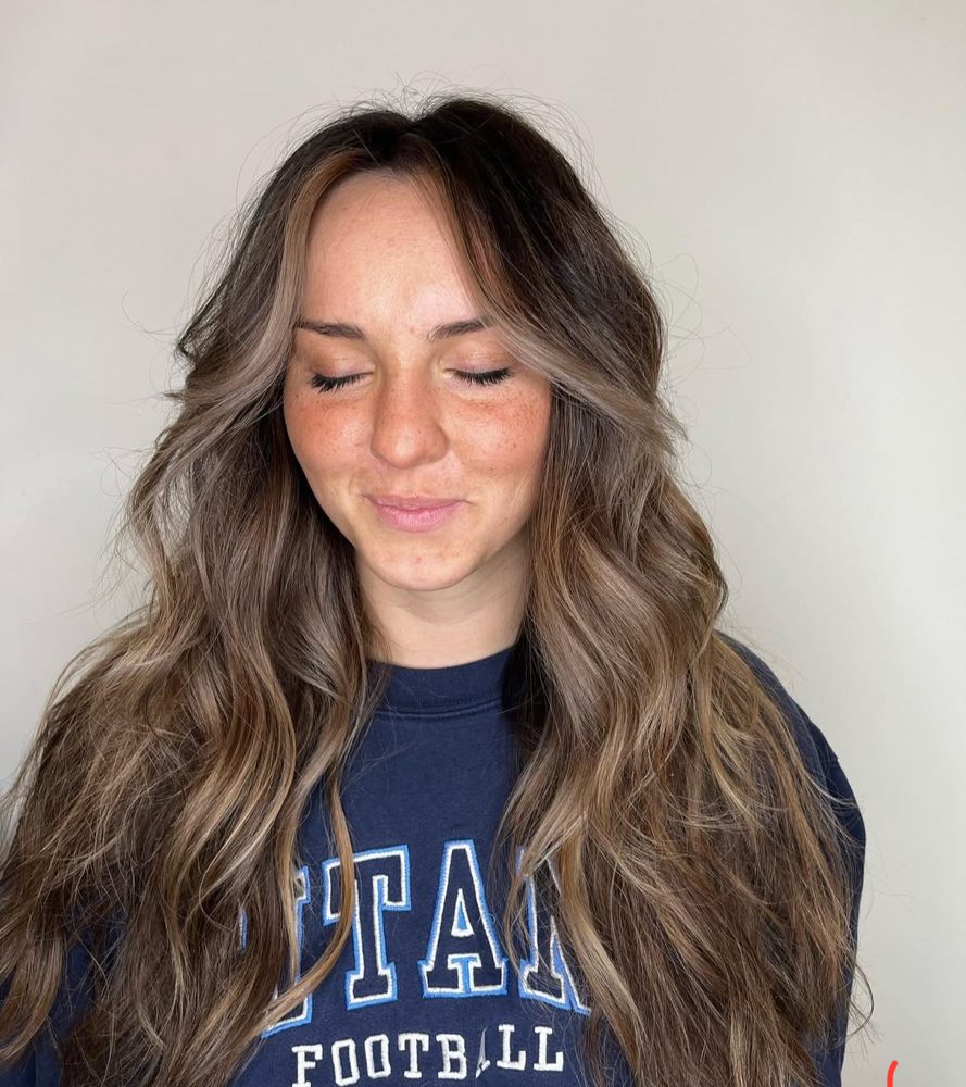 Gloss/ Root Melt & Haircut