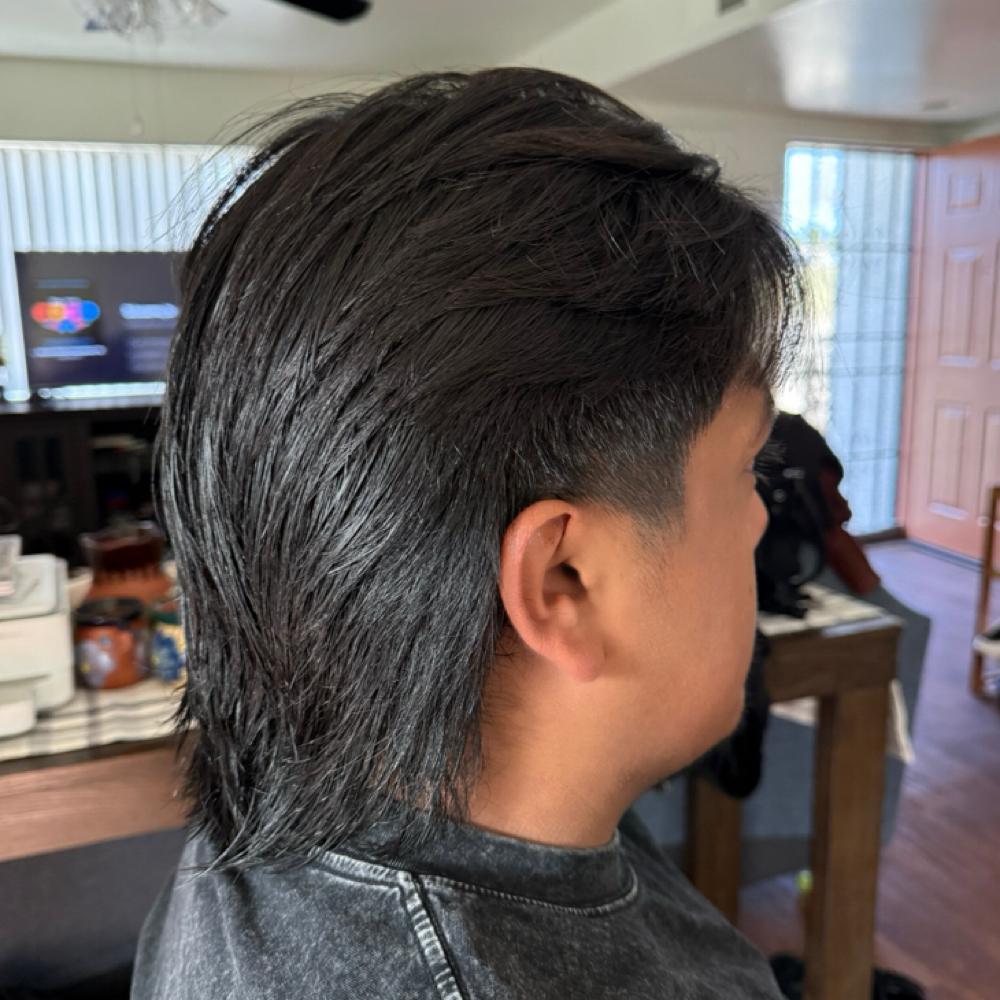 Mens Scissor Cut at Hermosa Beauty Co. in Twentynine Palms, CA