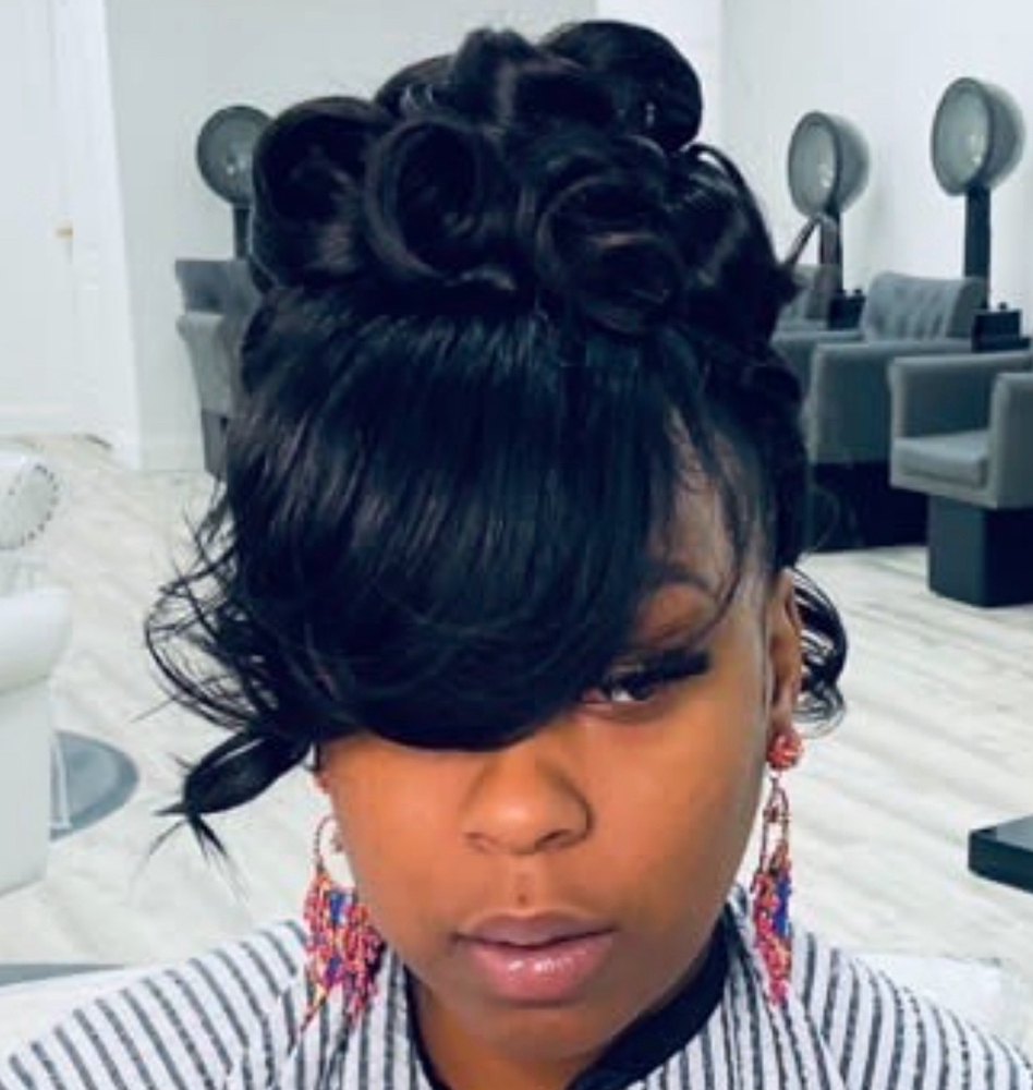 Up-Do at Shonte’s Chateau in Creve Coeur, MO