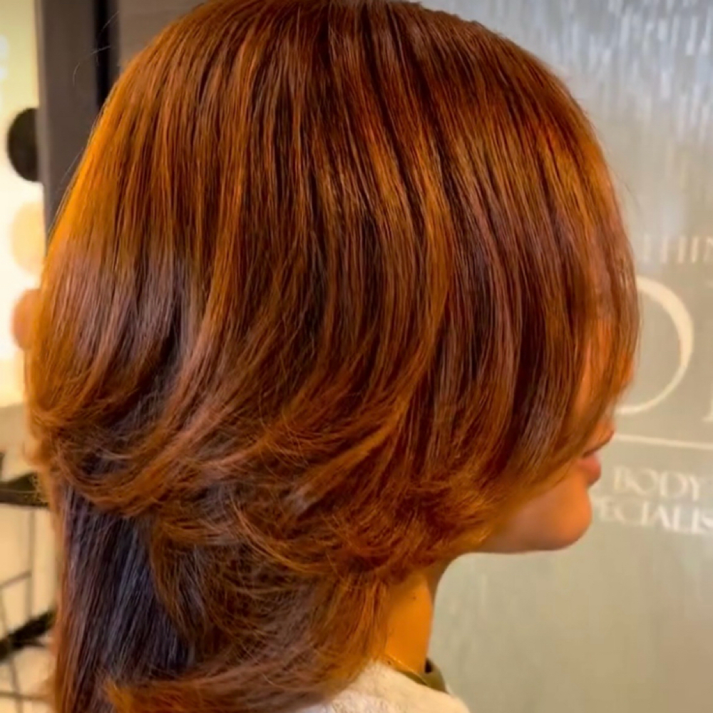 All Over Color + Silk Press at Image Is Everything Salon in Mesa, AZ