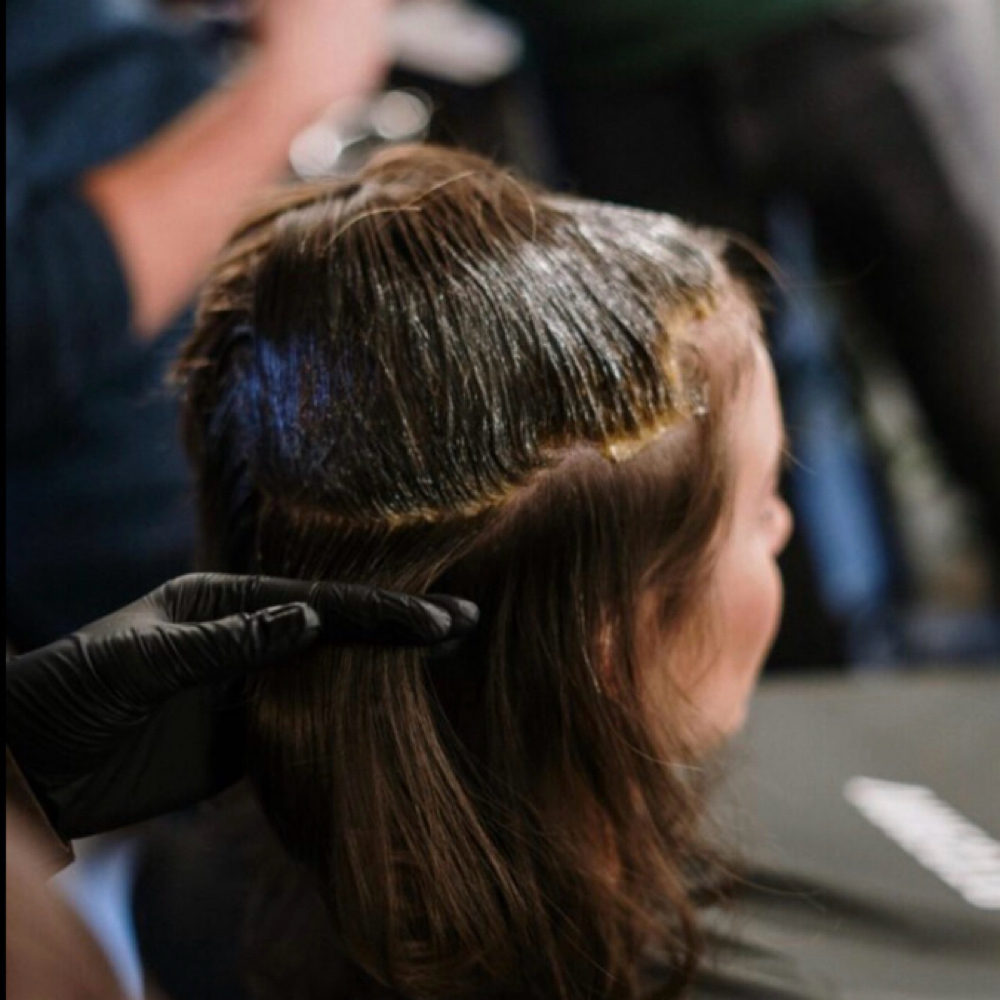 Root Retouch at Desert Rose Beauty Co in Friendswood, TX