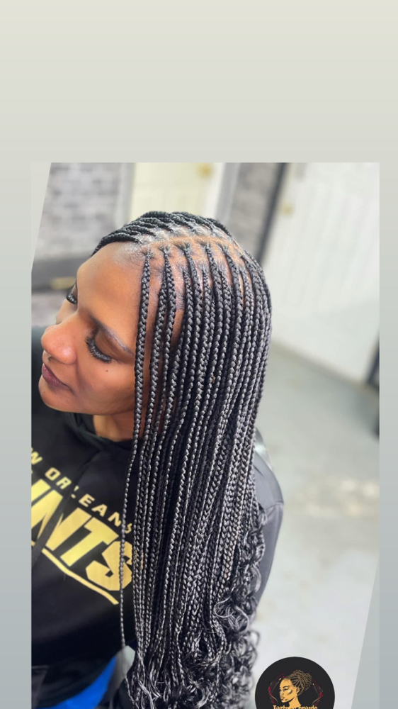 👑SMALL KNOTLESS (HAIR INCLUDED) at Jartu's Braids beauty bar 🇱🇷 in Monroe, LA