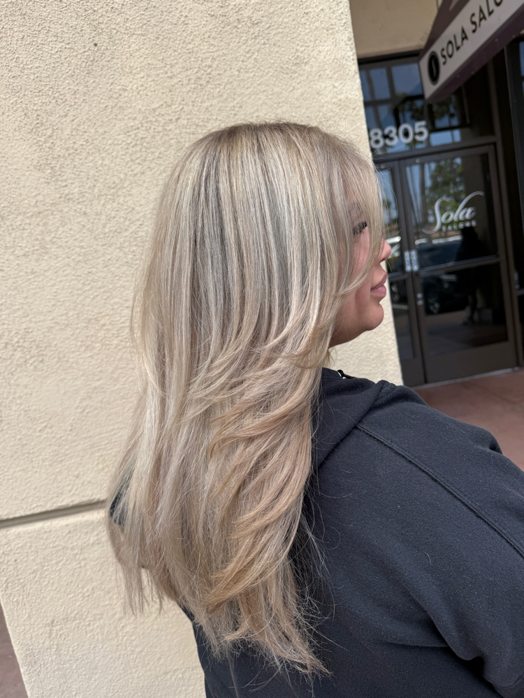 Full Head customized Blonding