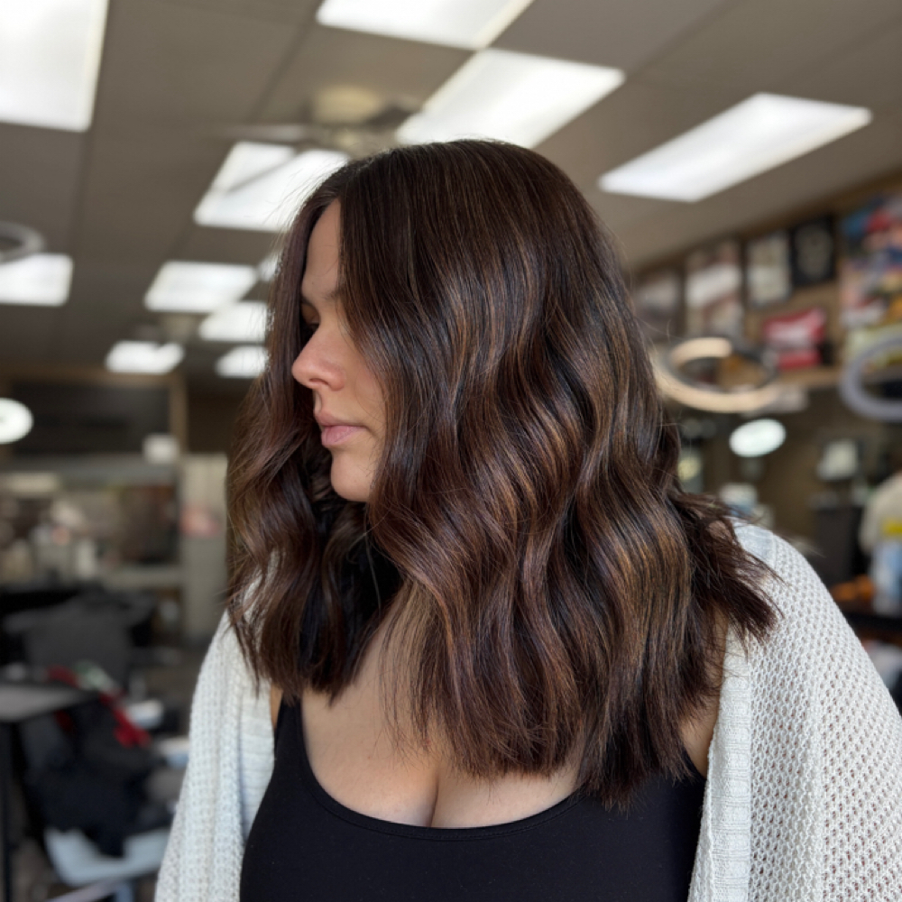 haircut with style at TS Simone Salon in Girard, OH