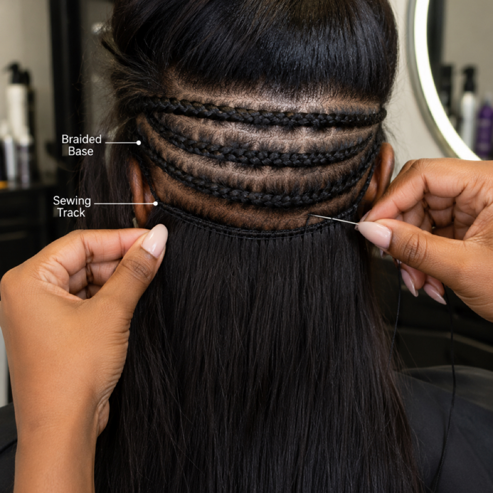 Signature Sew-in Reset at LLuxe Links in Brooklyn, NY