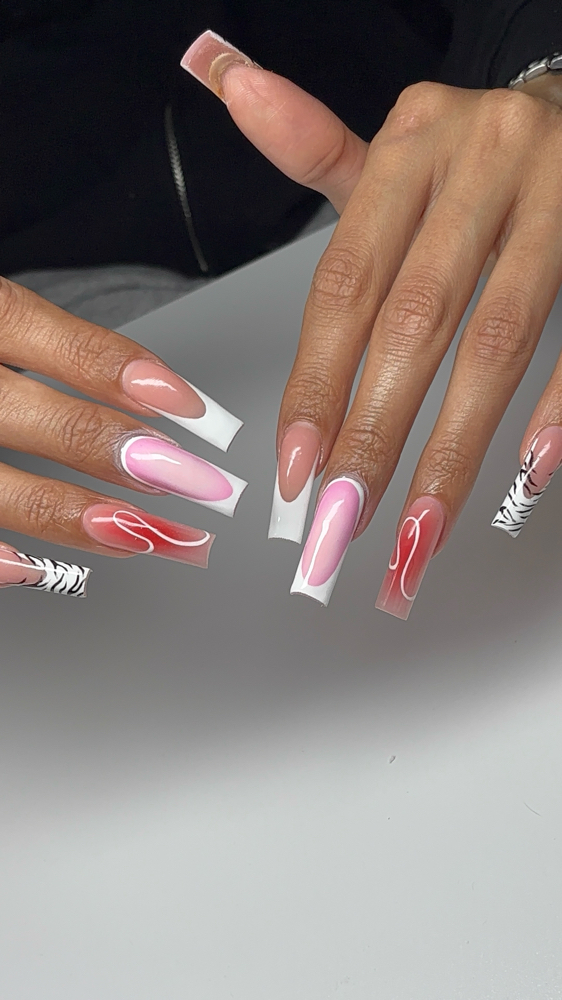 Long Acrylic Full Set