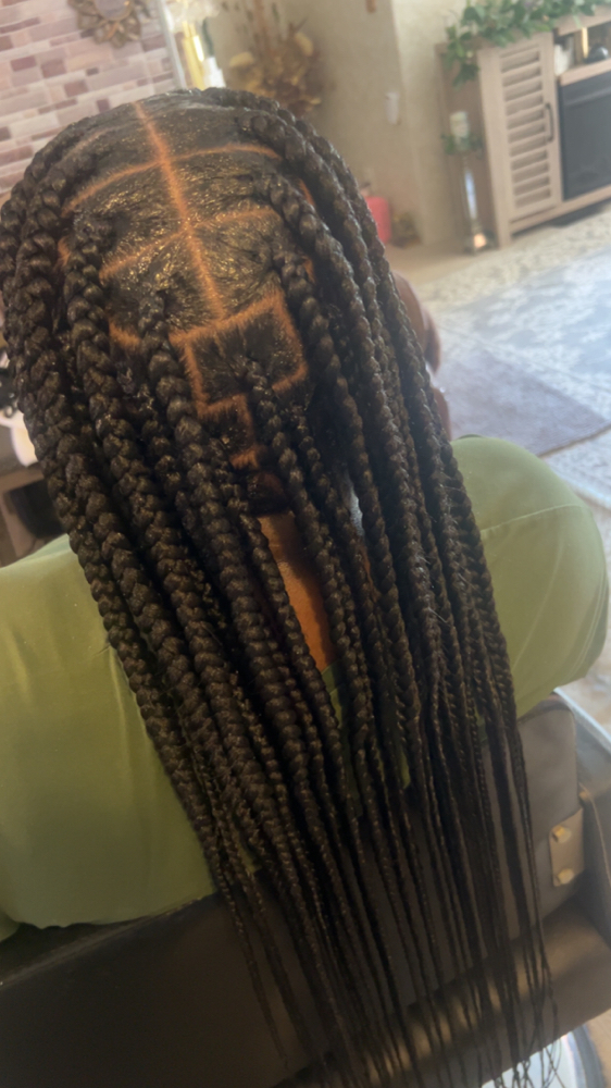 Large Knotless/boxbraids at Enchanted House Of Beauty in Florence, SC