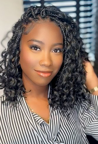 Human Hair~Boho Box Braid Crochet