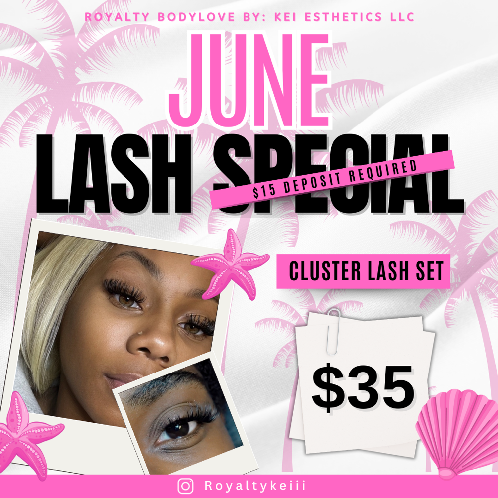 Cluster Lashes: June Special 💖